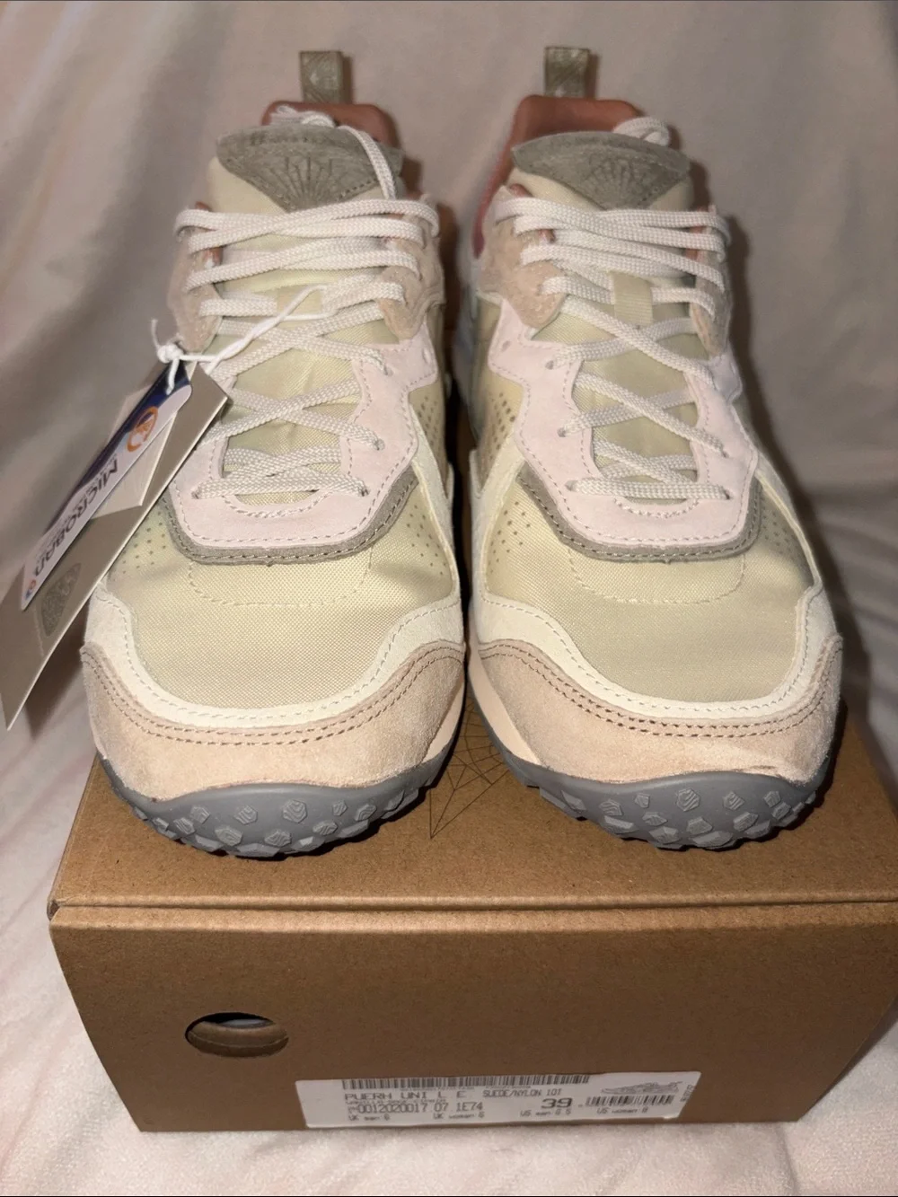 NWT Flower Mountain PUERH UNI LIMITED EDITION Suede technical fabric sneakers - Picture 7 of 15